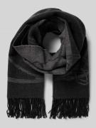 Lauren Ralph Lauren Schal im Allover-Look mit Fransen in Black, Größe ...