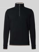 Christian Berg Men Regular Fit Troyer mit elastischen Abschlüssen in B...