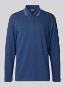 Scotch & Soda Poloshirt mit kurzer verdeckter Knopfleiste in Royal, Gr...
