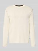 Marc O'Polo Denim Regular Fit Strickpullover aus Baumwoll-Mix in Offwh...