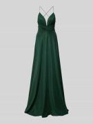 Luxuar Regular Fit Abendkleid in Glitzer-Optik in Dunkelgruen, Größe 3...