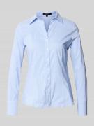 More & More Bluse mit Streifenmuster in Hellblau, Größe 38
