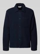 SELECTED HOMME Regular Fit Hemdjacke aus reinem Bio-Baumwoll-Mix Model...