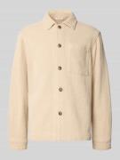 SELECTED HOMME Regular Fit Hemdjacke aus reinem Bio-Baumwoll-Mix Model...