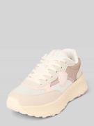 Blauer USA Sneaker mit Label-Detail Modell 'LYNN01' in Offwhite, Größe...