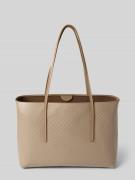 CK Calvin Klein Tote Bag mit Allover-Logo-Print in Beige, Größe 1