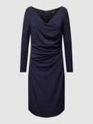Vera Mont Cocktailkleid mit Wasserfall-Ausschnitt in Dunkelblau, Größe...