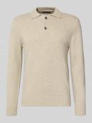 Marc O'Polo Regular Fit Strickpullover aus Woll-Mix in Offwhite, Größe...