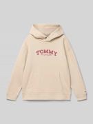 Tommy Hilfiger Kids Regular Fit Hoodie aus Baumwoll-Mix in Sand, Größe...