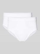 Schiesser Slip aus Feinripp in Weiss, Größe 5