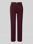 Brax Straight Fit Jeans Modell 'CAROLA' in Bordeaux, Größe 34