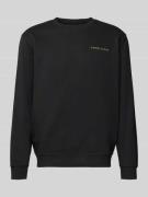Tommy Jeans Regular Fit Sweatshirt aus Baumwoll-Mix in Black, Größe L