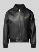 BLKVIS Lederjacke mit Reißverschluss in Black, Größe M