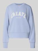 MOS MOSH Sweatshirt aus Viskose-Mix mit Rundhalsausschnitt Modell 'CEL...