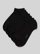 camano Sneakersocken mit Rippenbündchen im 7er-Pack Modell 'Soft' in B...