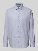 ETERNA Comfort Fit Businesshemd aus Baumwolle mit Kentkragen in Bleu, ...