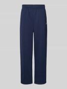 KARL KANI Sweatpants mit Längsnähten und Label-Print in Dunkelblau, Gr...