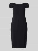 Lauren Ralph Lauren Knielanges Cocktailkleid mit Knoten-Detail Modell ...