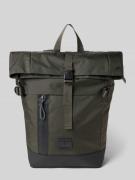 Strellson Rucksack im Roll Top Design Modell 'EDDIE' in Khaki, Größe 1