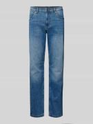 Christian Berg Men Regular Fit Jeans im Used-Look in Blau, Größe 32/30