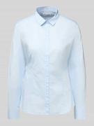 Marc O'Polo Hemdbluse aus Baumwoll-Mix in Bleu, Größe 34