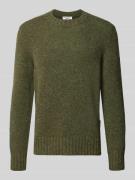 Marc O'Polo Denim Regular Fit Strickpullover aus Schurwoll-Mix in Khak...