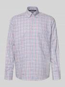 ETERNA Comfort Fit Businesshemd aus Baumwolle mit Button-Down-Kragen i...