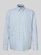 ETERNA Comfort Fit Businesshemd aus Baumwolle mit Button-Down-Kragen i...