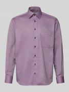 ETERNA Comfort Fit Business-Hemd aus Baumwolle mit Kentkragen in Flied...