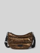 Hey Marly Handtasche mit Steppnähten und Label-Detail in Dunkelbraun, ...