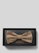 Monti Fliege aus reiner Seide in Mittelbraun, Größe 1