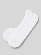 Falke Füßlinge mit Label-Detail Modell 'Step Medium Cut' in Weiss, Grö...