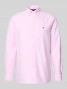 Tommy Hilfiger Regular Fit Freizeithemd aus reiner Baumwolle in Hellro...
