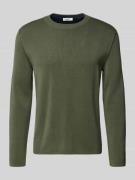 Marc O'Polo Denim Regular Fit Strickpullover aus Baumwoll-Mix in Khaki...