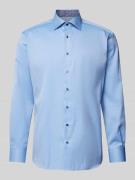 ETERNA Modern Fit Business-Hemd mit Kentkragen in Bleu, Größe 40