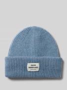 MADS NØRGAARD Mütze aus Schurwoll-Mix mit Label-Patch Modell 'Tosca An...