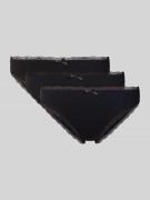 DORINA Slip mit Schleifen-Detail im 3er-Pack in Black, Größe L