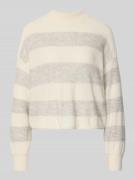 Drykorn Strickpullover aus Alpaka-Mix Modell 'MATHISA' in Offwhite, Gr...