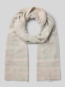 JOOP! Schal mit Label-Print in Aqua, Größe 1