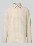 Wood Wood Freizeithemd mit Knopfleiste Modell 'Carter' in Beige, Größe...