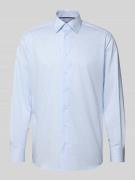 ETERNA Regular Fit Businesshemd aus Baumwolle mit Kentkragen in Bleu, ...