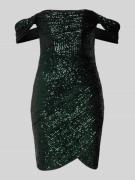 Lipsy Cocktailkleid im Off-Shoulder-Look in Gruen, Größe 32
