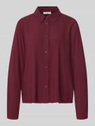 Marc O'Polo Denim Regular Fit Hemdbluse aus reiner Viskose in Bordeaux...