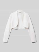 Weise Regular Fit Bolero aus Viskose-Mix in Ecru, Größe 128