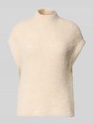 Smith and Soul Pullunder mit Stehkragen in Offwhite Melange, Größe L/X...