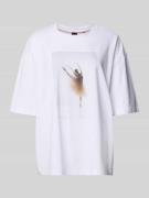 BOSS Orange Regular Fit T-Shirt aus Baumwoll-Mix Modell 'C_EBOYS_1' in...