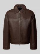 SELECTED HOMME Regular Fit Lederjacke aus echtem Lammleder Modell 'NOA...