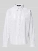 Someday Hemdbluse mit Knopfleiste Modell 'Zinza' in Marine, Größe 40