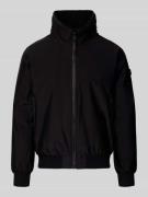 khujo Bomberjacke mit Stehkragen Modell 'Ginster' in Black, Größe L