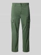 BOSS Orange Cargohose mit Label-Patch Modell 'Sisla' in Oliv, Größe 38...